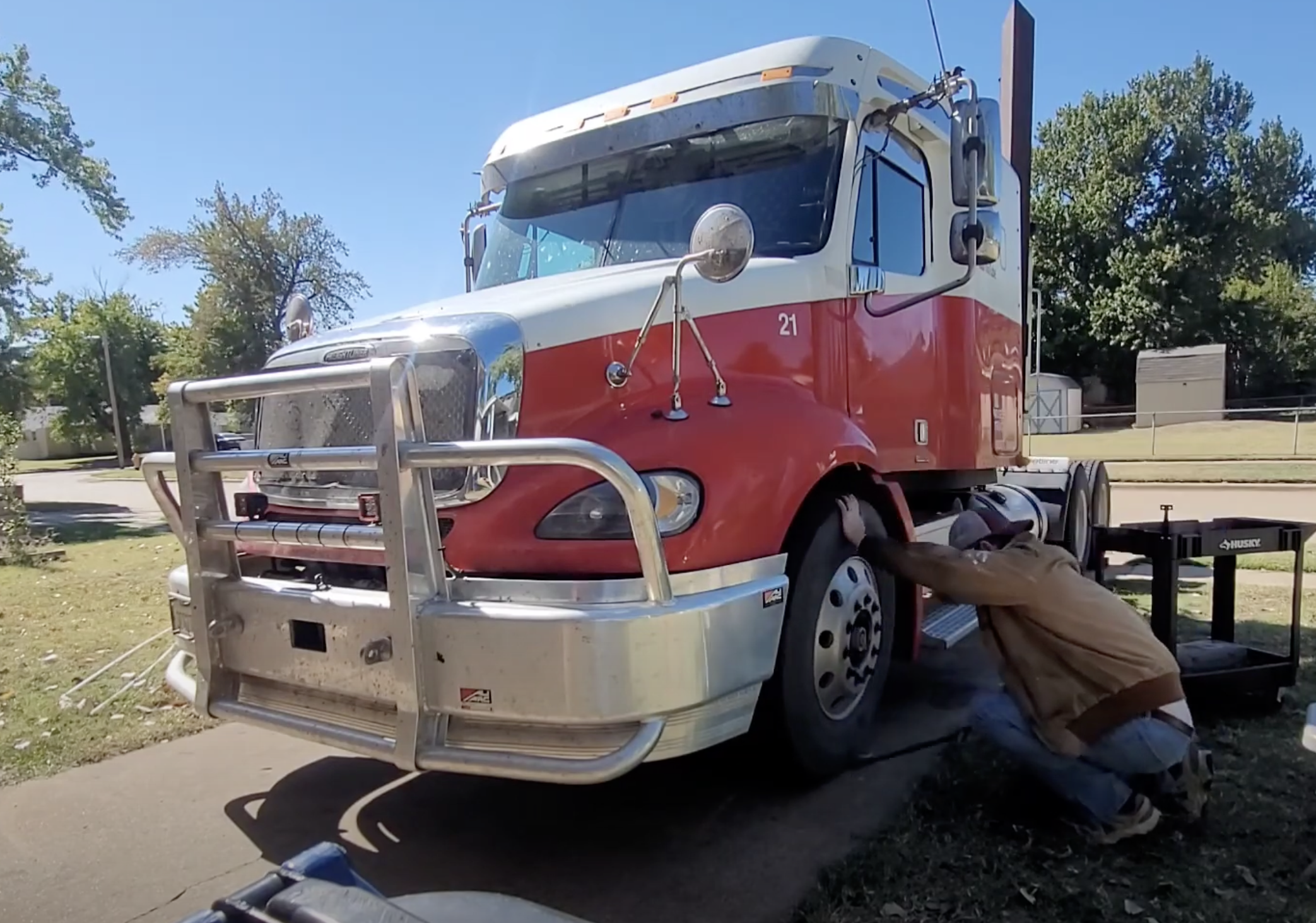 this image shows mobile truck repair in Sumner, WA